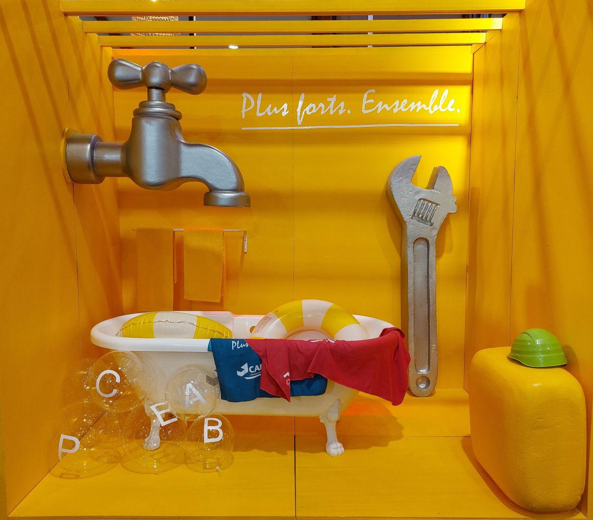 Le stand de la CAPEB au salon Artibat. © Laure Pophillat